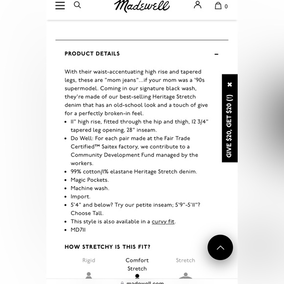 Madewell “The perfect vintage jean.” - Picture 3 of 7